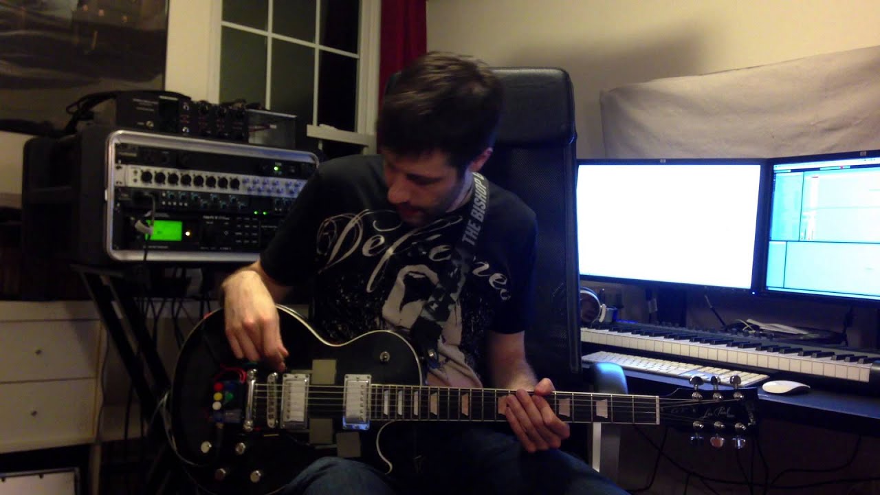 Guitarduino - Arduino/MaxMSP Guitar Mounted Midi Control System - Rundown