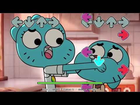Gumball and Darwin in Friday Night Funkin (Magic Teleport) #fnf fridaynightfunkin