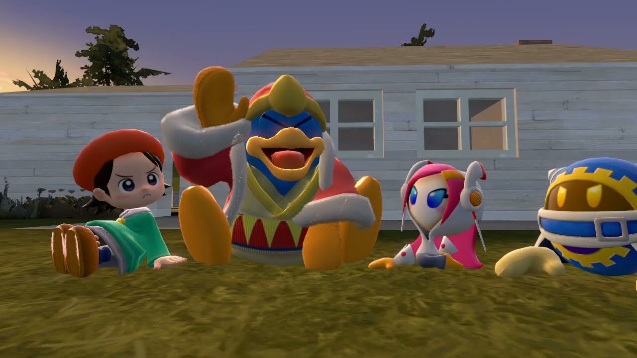 gumball but with kirby characters