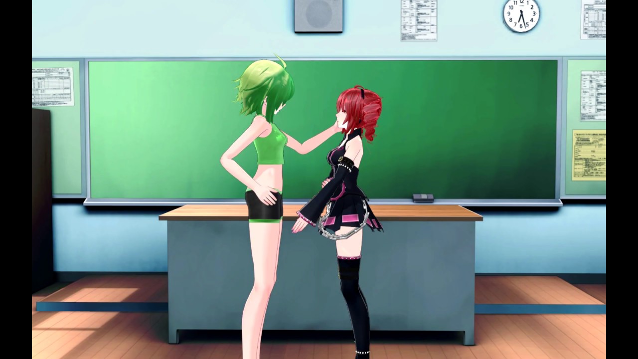Gumi and Teto (MMD Giantess Growth)