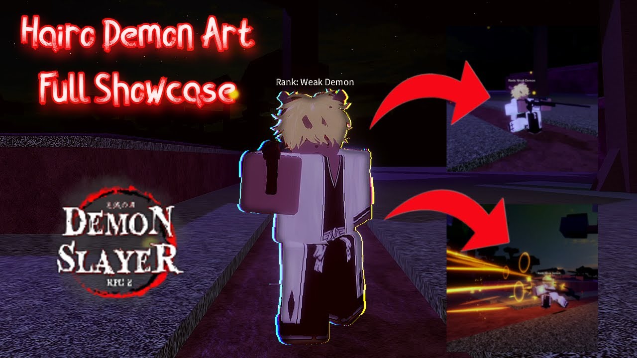 GUN DEMON ART?? | Hairo Demon Art Full Showcase + New Codes 💥 | Demon Slayer RPG 2 [Roblox]