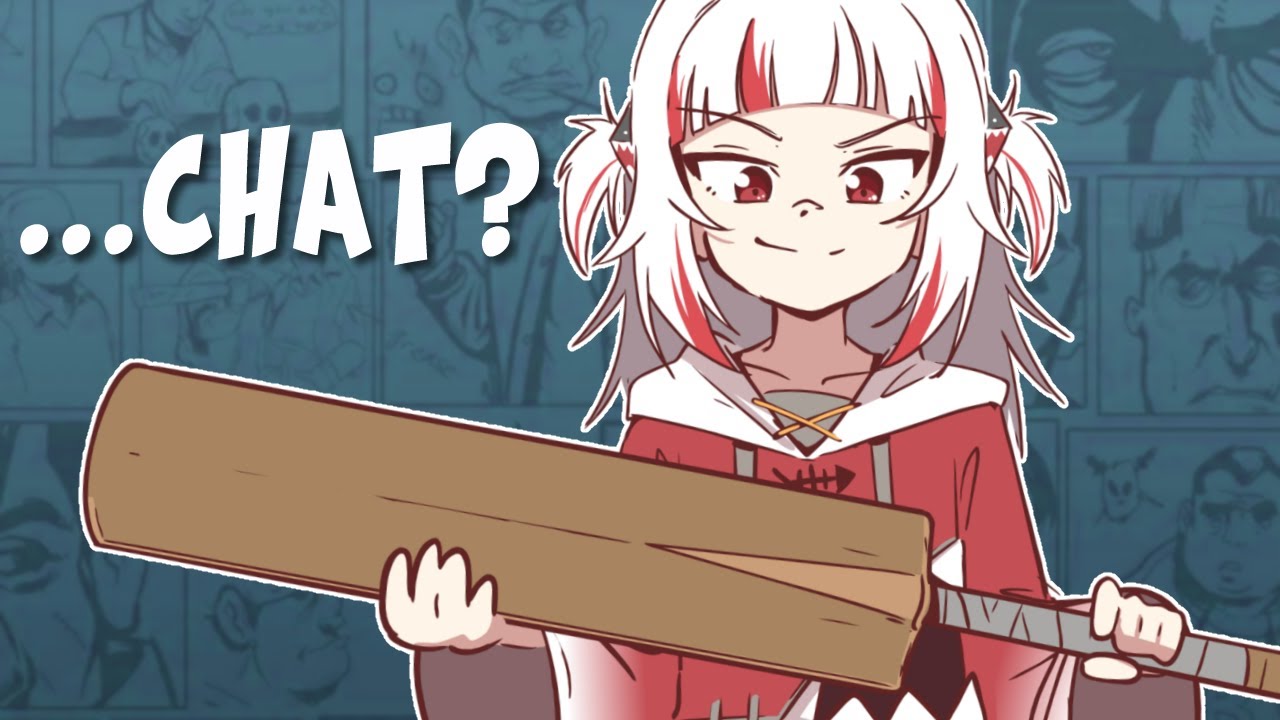 Gura wants to give chat a spanking! 【Gawr Gura animation】