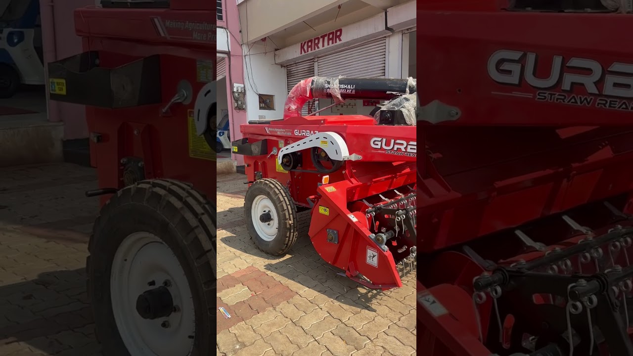 Gurbaz straw reaper with blower compressor contact-9644158704