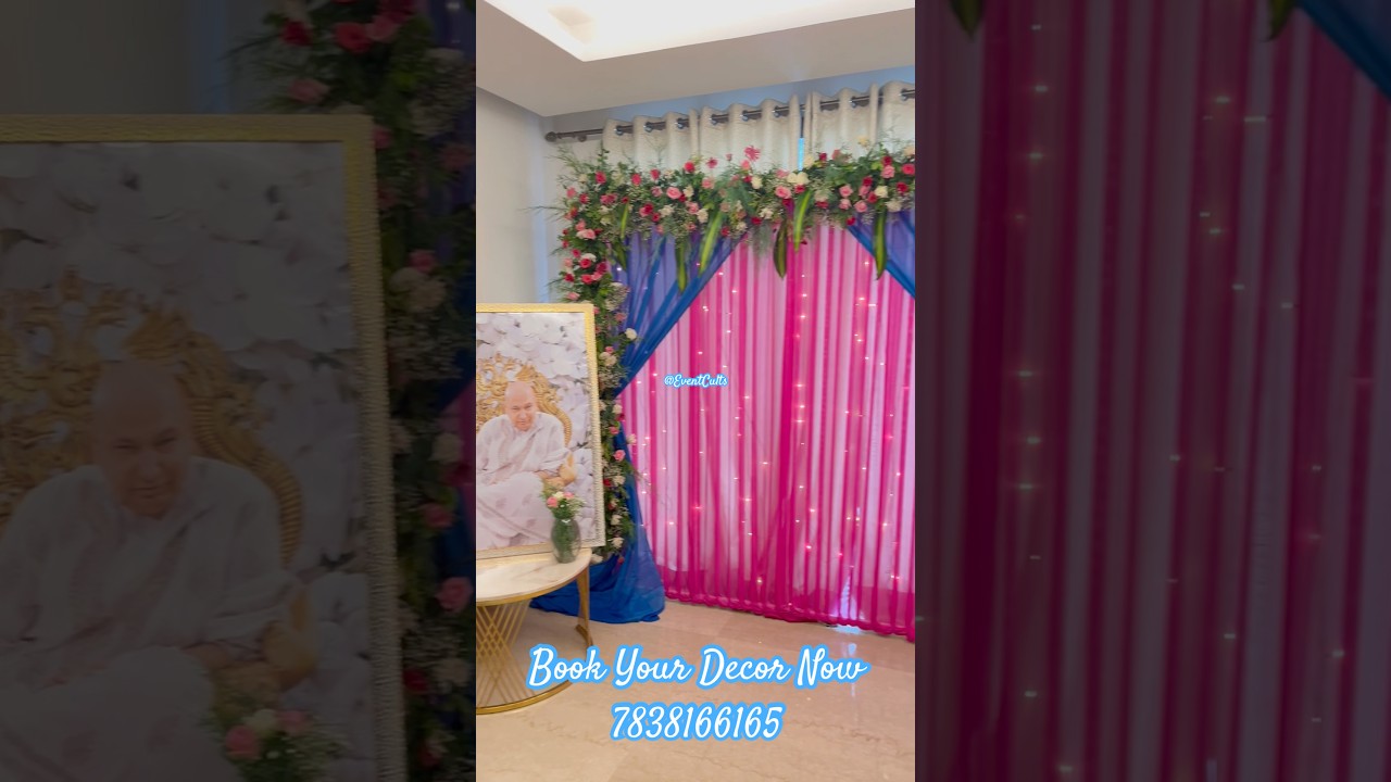 Guru Ji Satsang Decoration🕉️ #guruji #jaiguruji #gurujilovers #gurujiblessings #shortsfeed #shorts