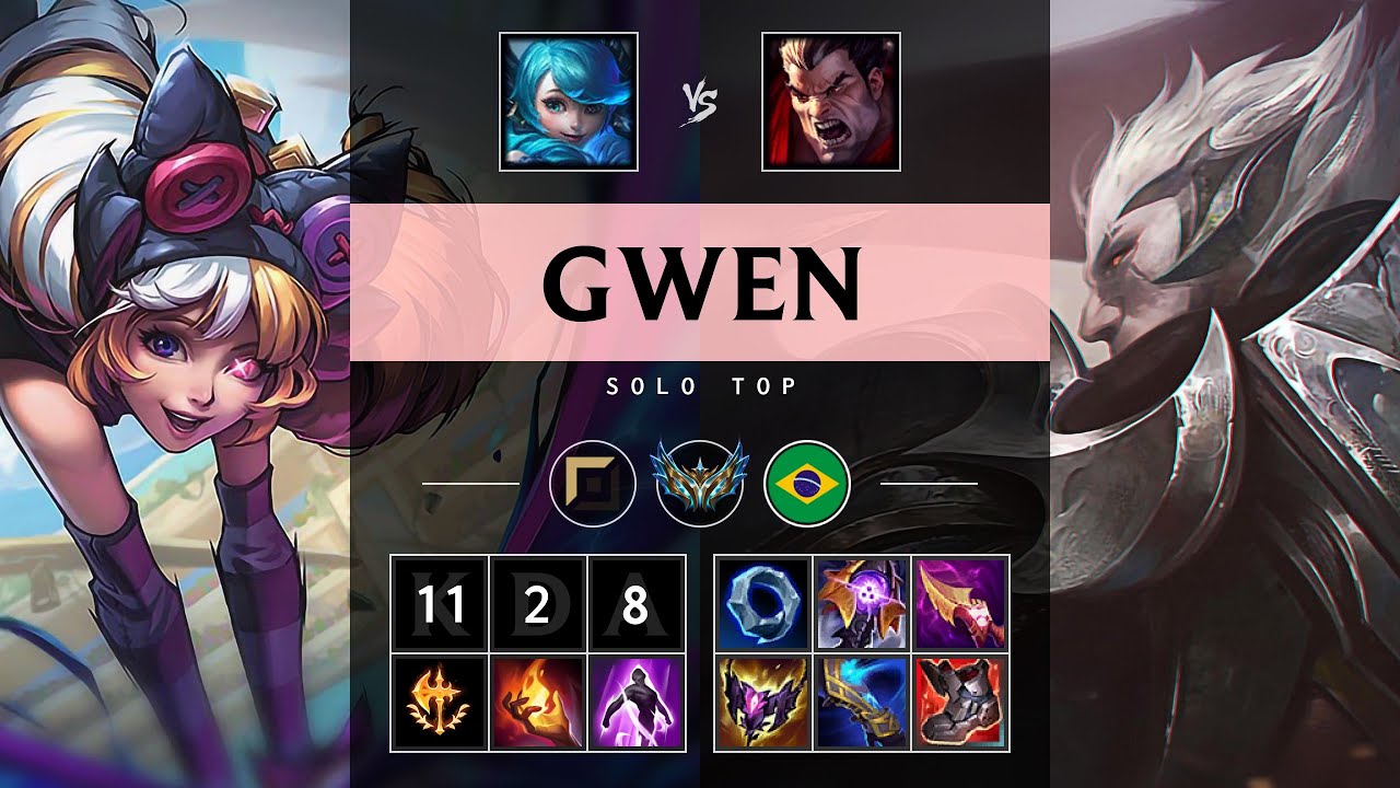 Gwen Top vs Darius - BR Challenger Patch 25.09