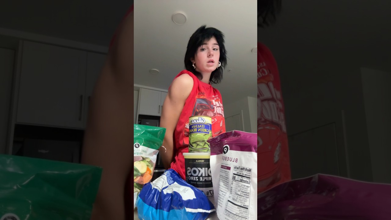 gym bro grocery haul