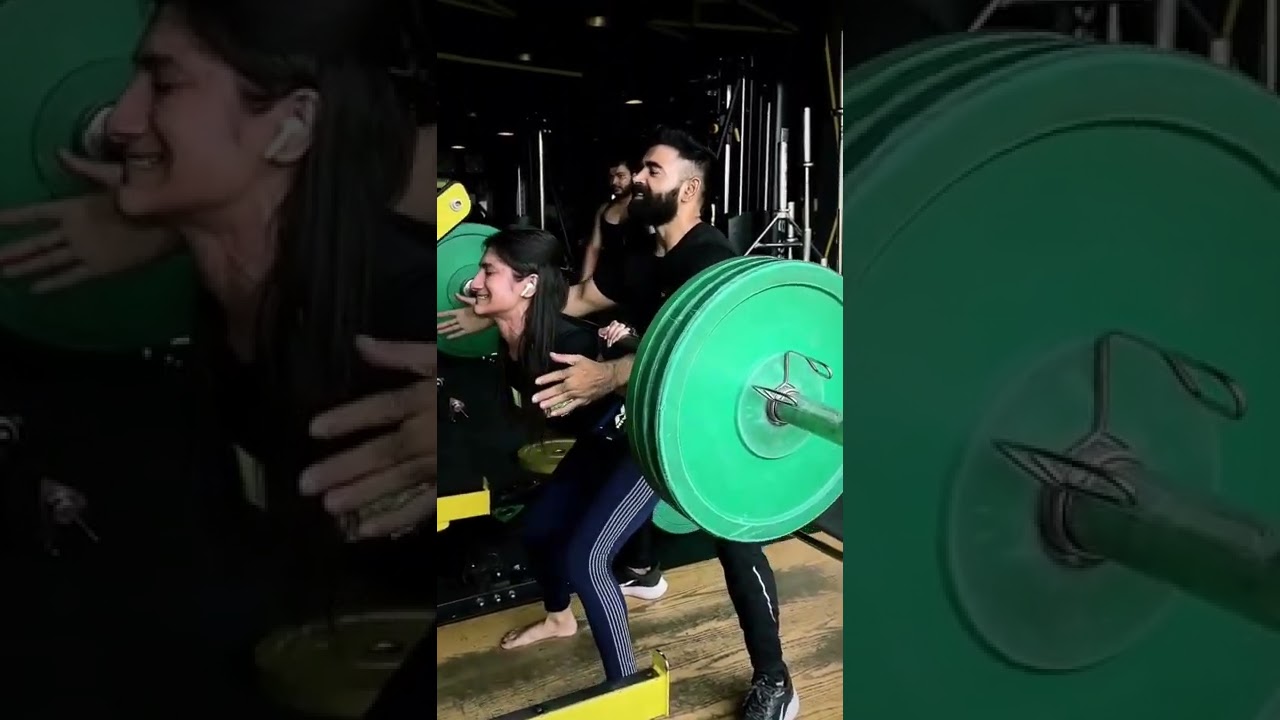 gym girl and boy mix workout /crossfit fitness /girl gym /🏋🏿🏋🏿🏋🏿🏋🏿🏋🏿#gym #shorts #motivation