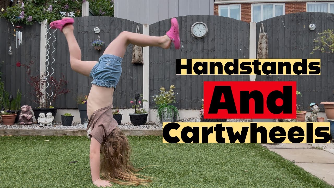 Gymnastics! Learn how to do handstands and cartwheels!!!