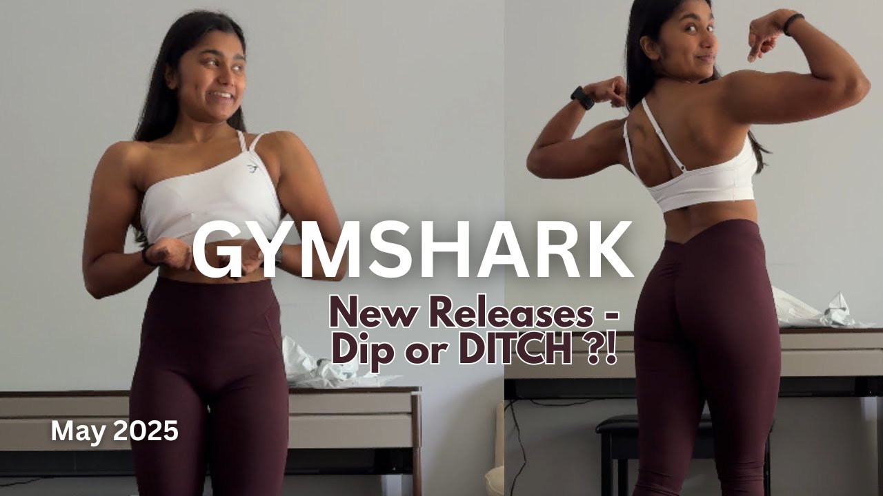GYMSHARK NEW RELEASES - DIP or Ditch?!?! | Try-on Haul Sports Bra and Leggings