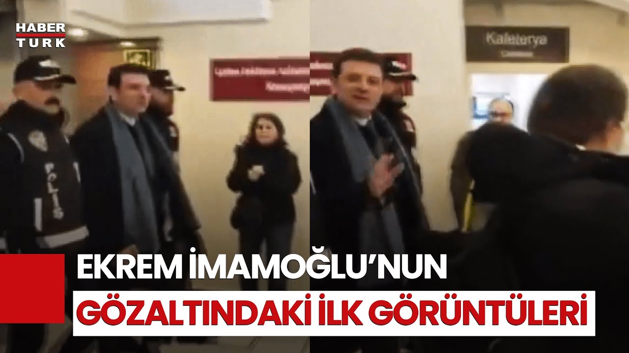 Gözaltına Alınan Ekrem İmamoğlu'ndan İlk Görüntü!