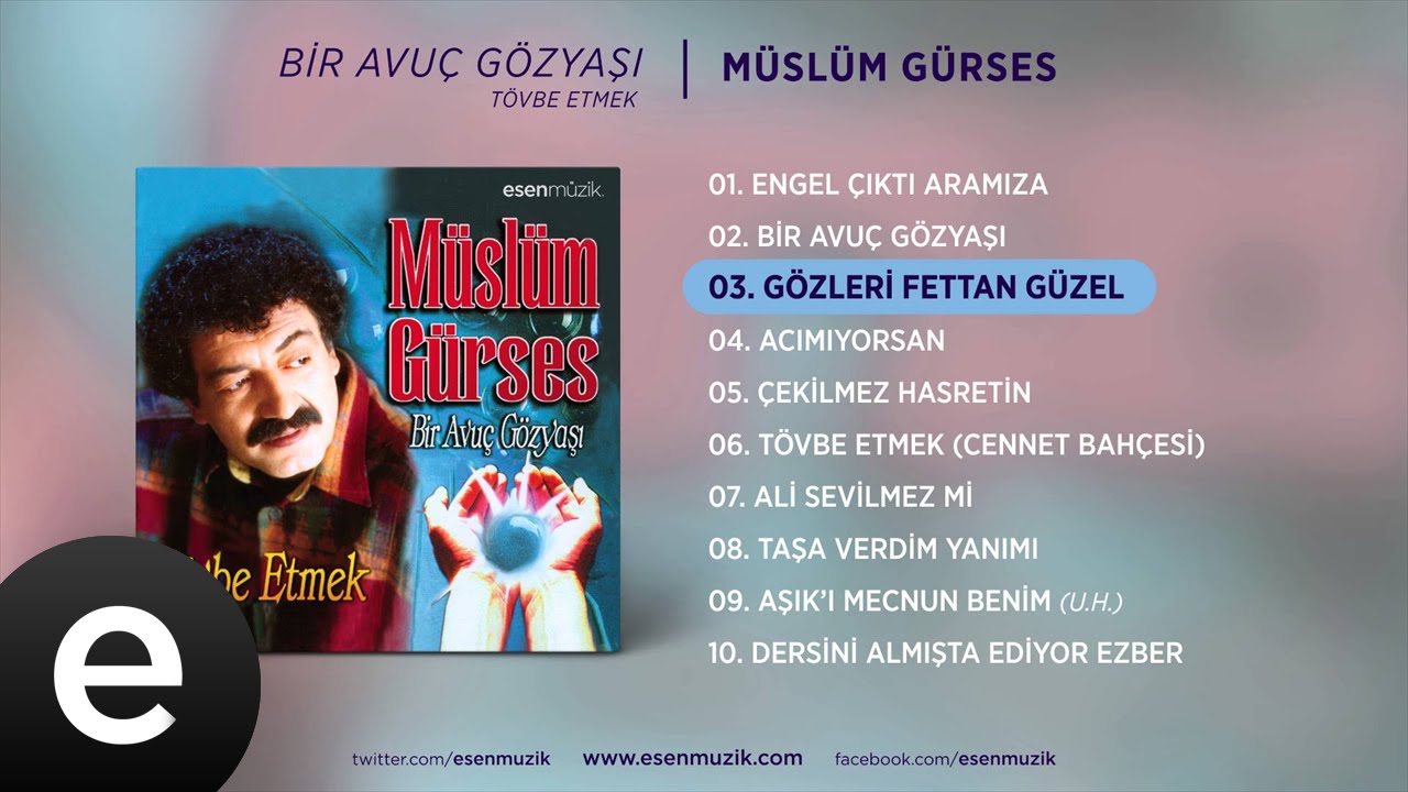 Gözleri Fettan Güzel (Müslüm Gürses) Official Audio #gözlerifettangüzel #müslümgürses - Esen Müzik