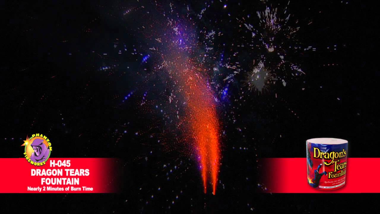 H-045 Dragon Tears Fountain - Phantom Fireworks