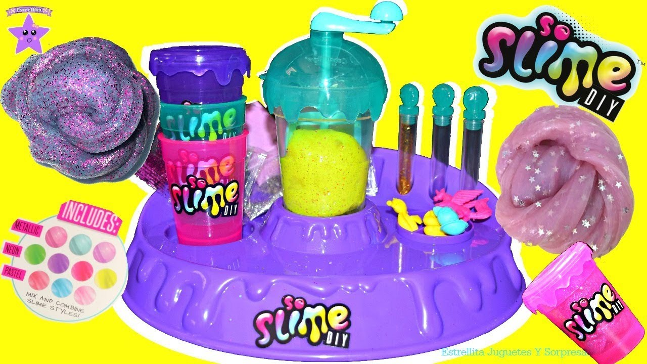 HACIENDO SLIME en la FABRICA DE SLIME diy So Slime Factory.