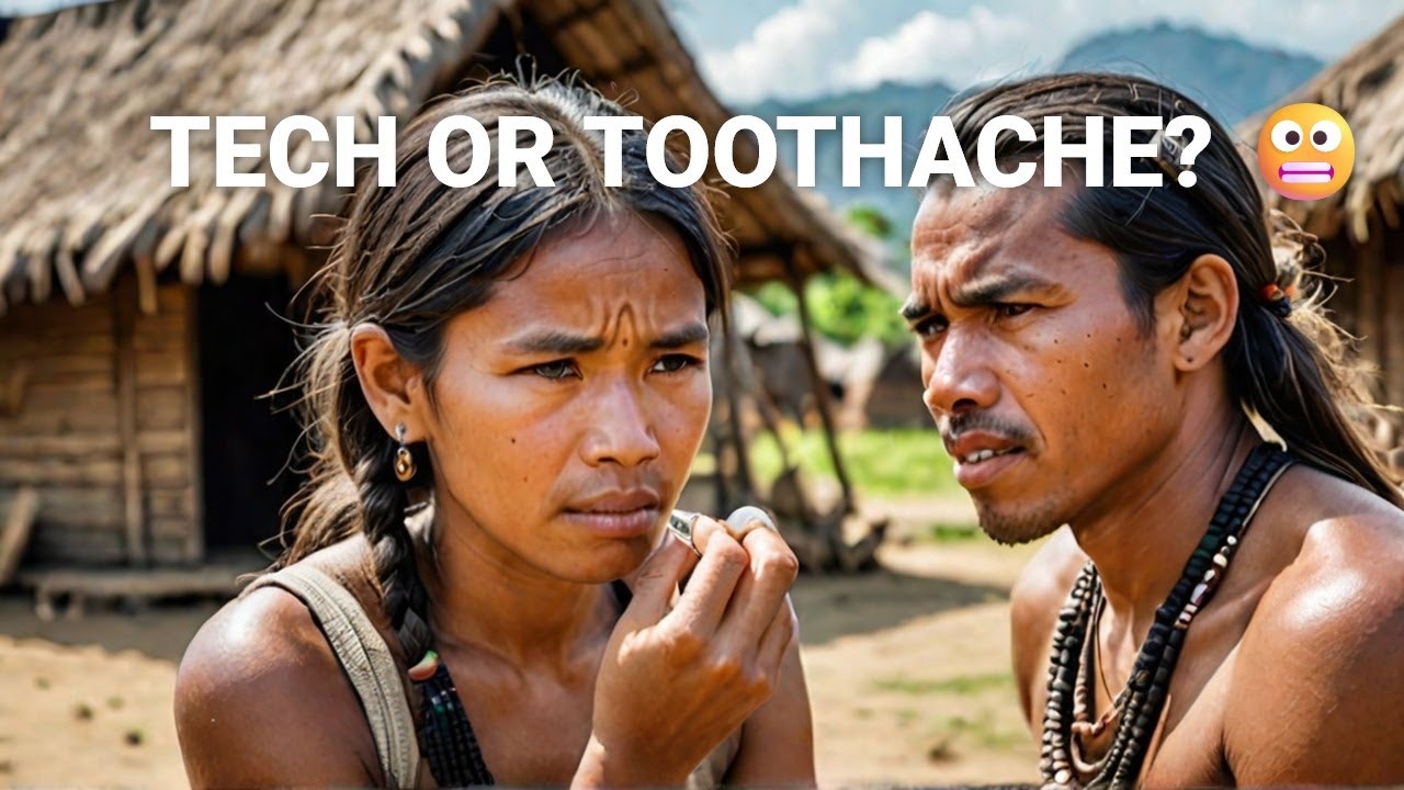 Hadza Tribe Thinks 'Bluetooth' is a Dental Problem? 🦷😬 #shorts