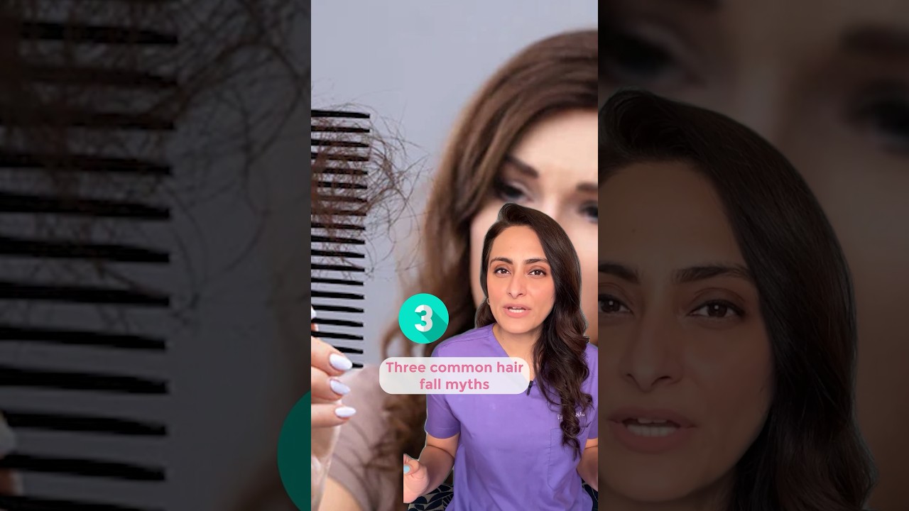 Hair fall | common myths| shampoo , hairfall, gummies | dermatologist suggests