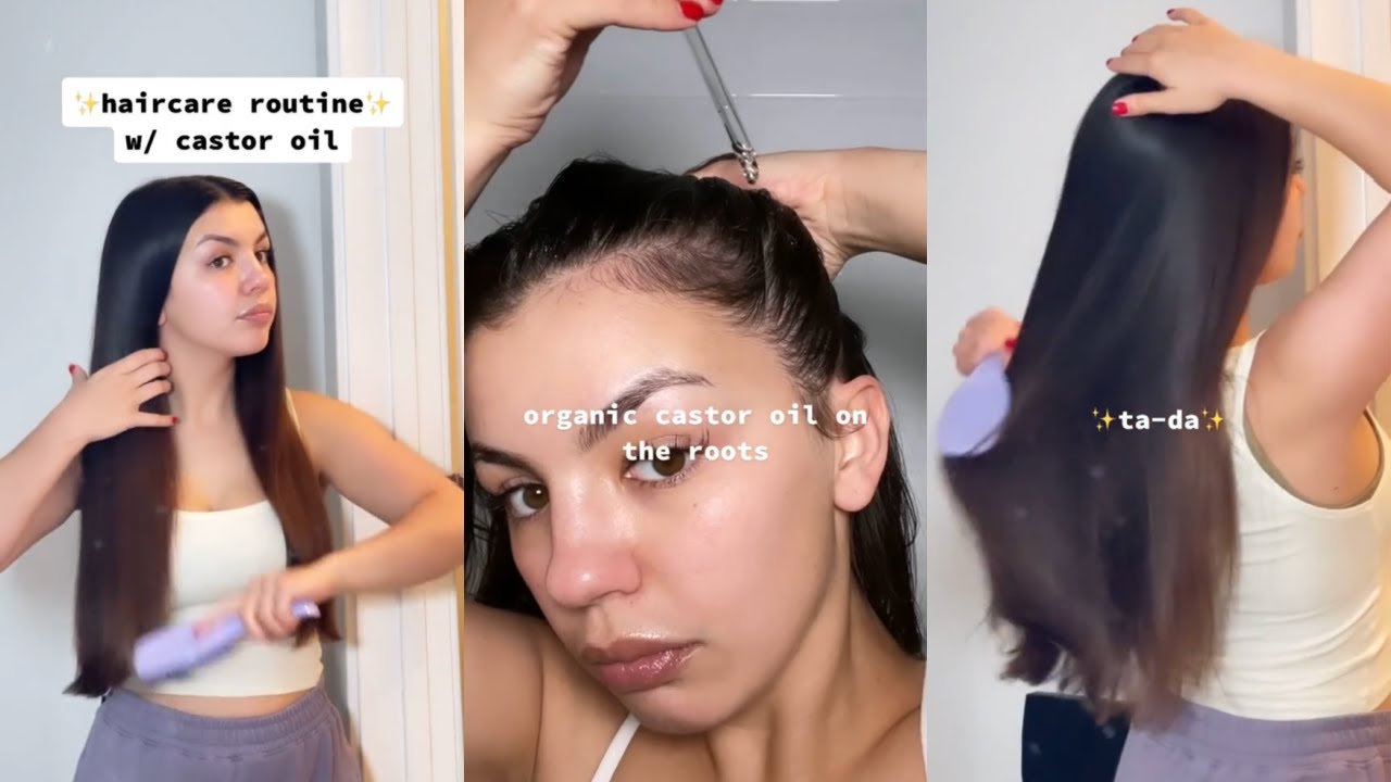 HAIRCARE ROUTINE WITH CASTOR OIL #HAIRCARE #CASTOROIL #HAIR #SHORTS