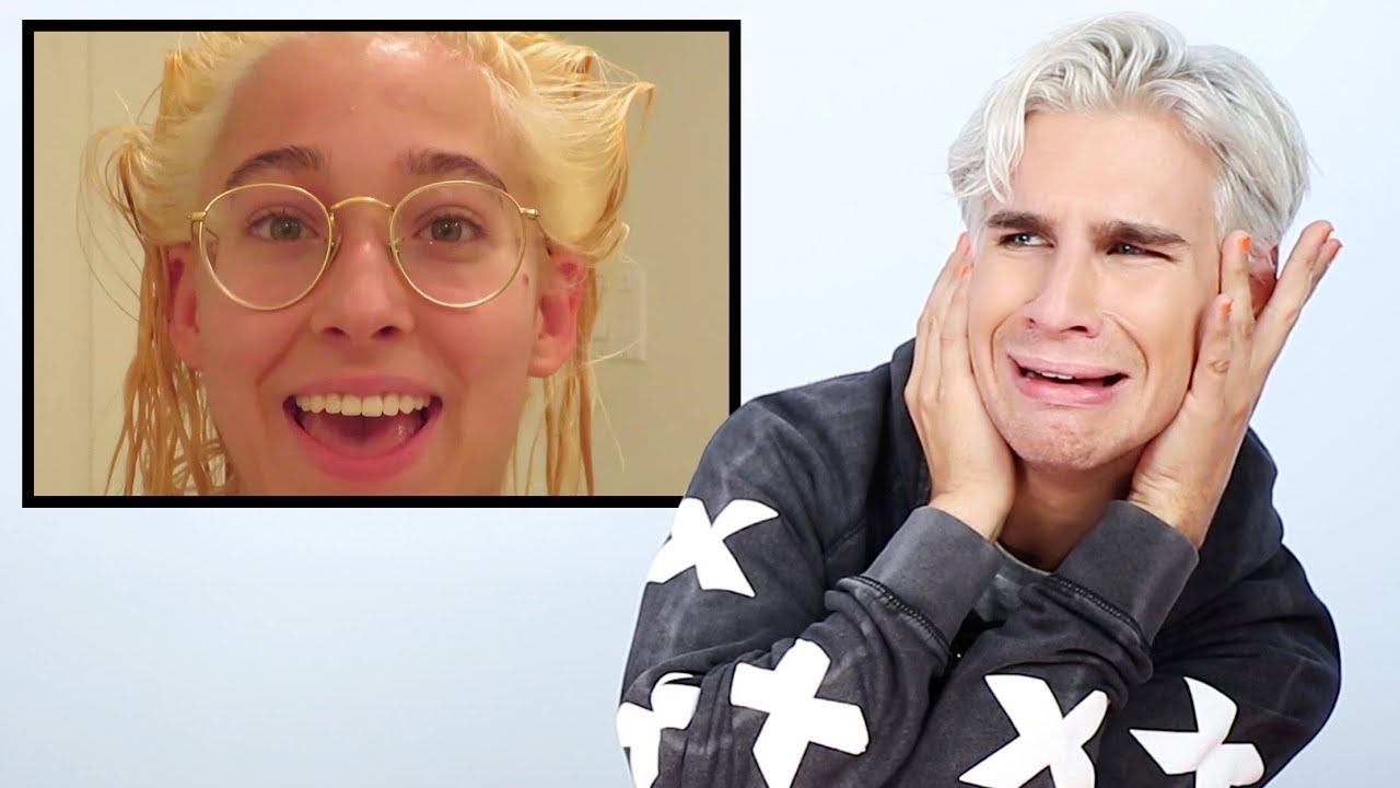 Hairdresser Reacts to Joana Ceddia Bleach Fail