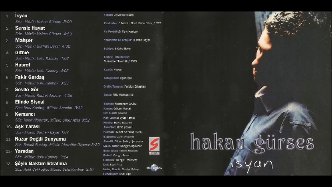 Hakan Gürses - Sensiz Hayat  (yüksek kalite)