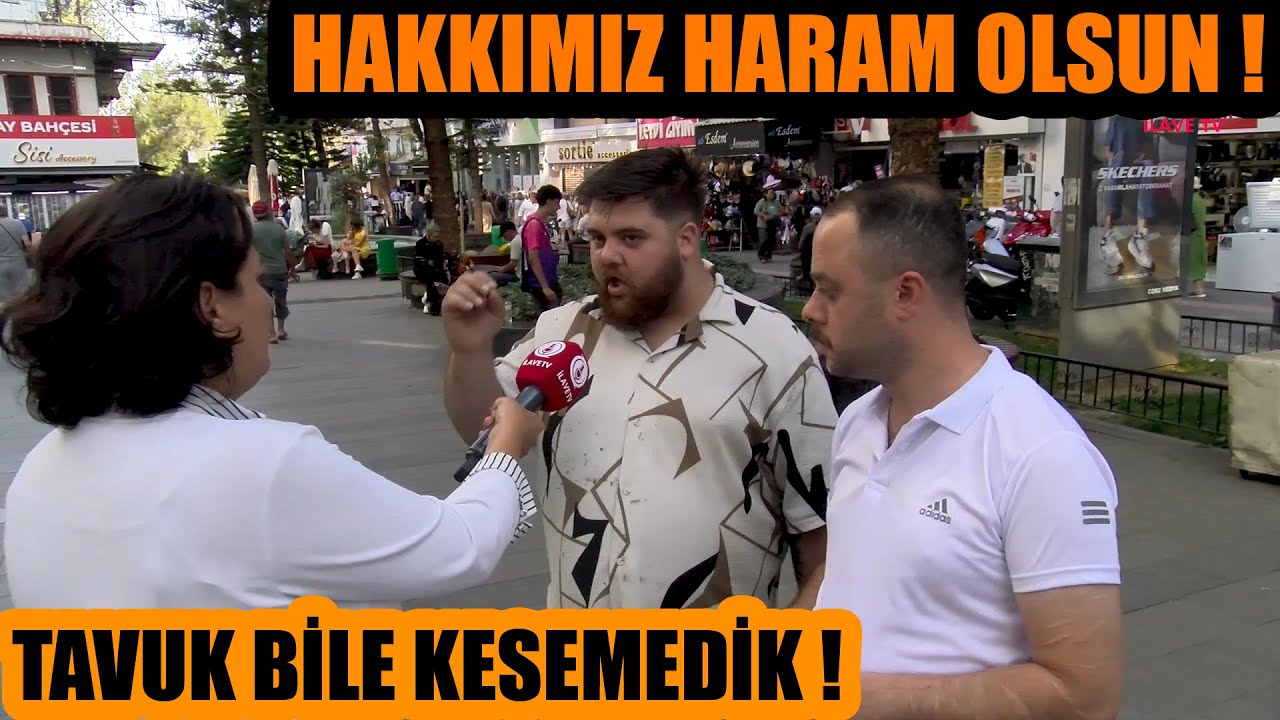 HAKKIMIZ HARAM OLSUN ! Tavuk Bile Kesemedik ! Halk İsyan Etti ! Gündem Sokak Röportajları !
