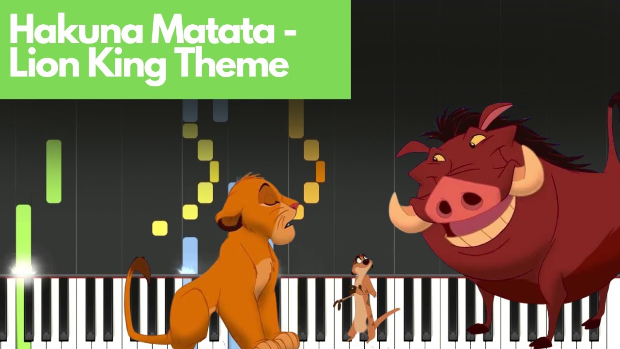 Hakuna Matata - Lion King - Disney Theme - MIDI