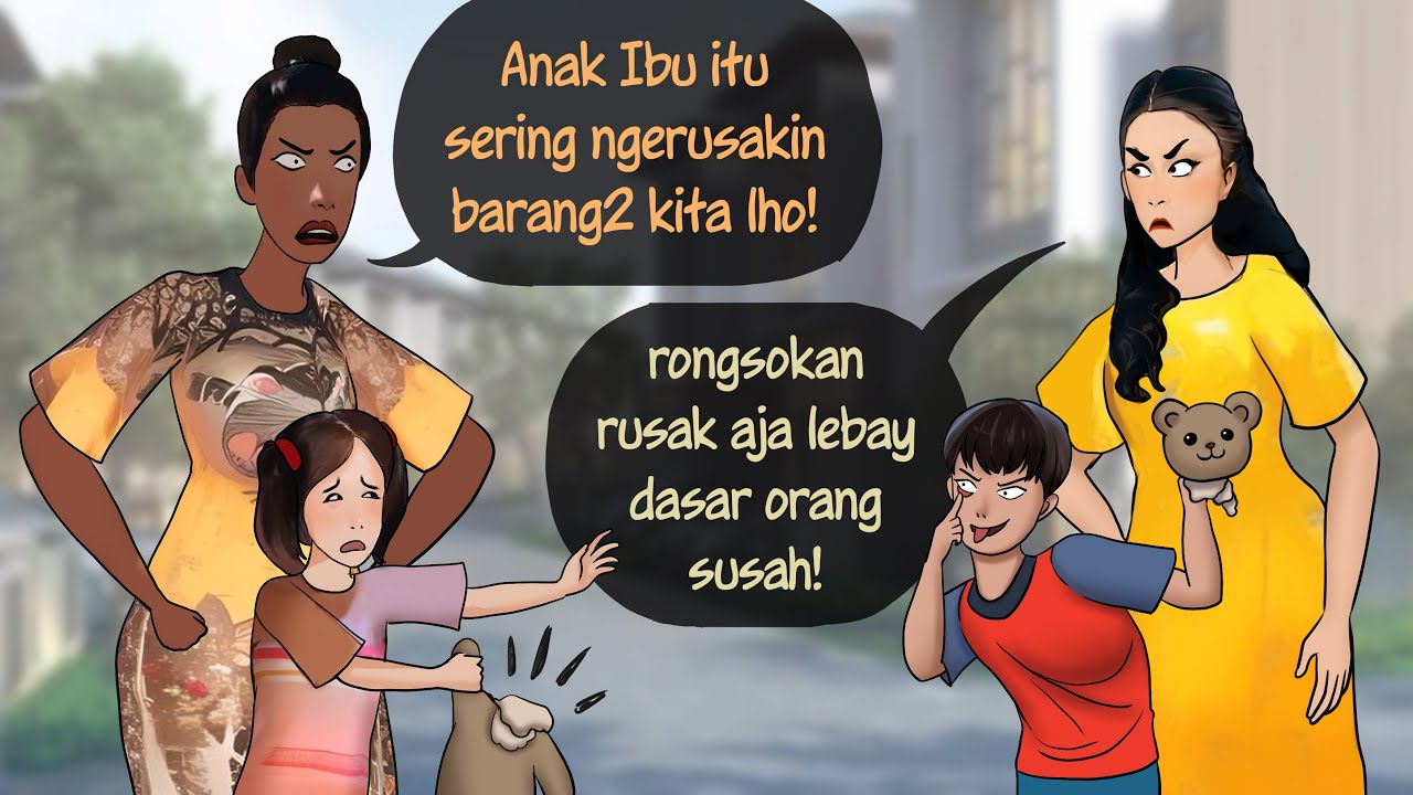 “Halah Namanya juga anak2” Azab Ortu bebal suka manjain anak #ANIMASIDRAMA | Kartun Animasi Drama