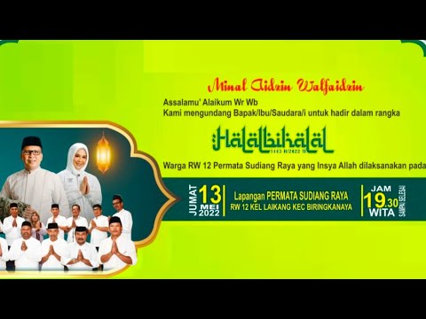 Halal Bi Halal Warga RW 12 Permata Sudiang Raya