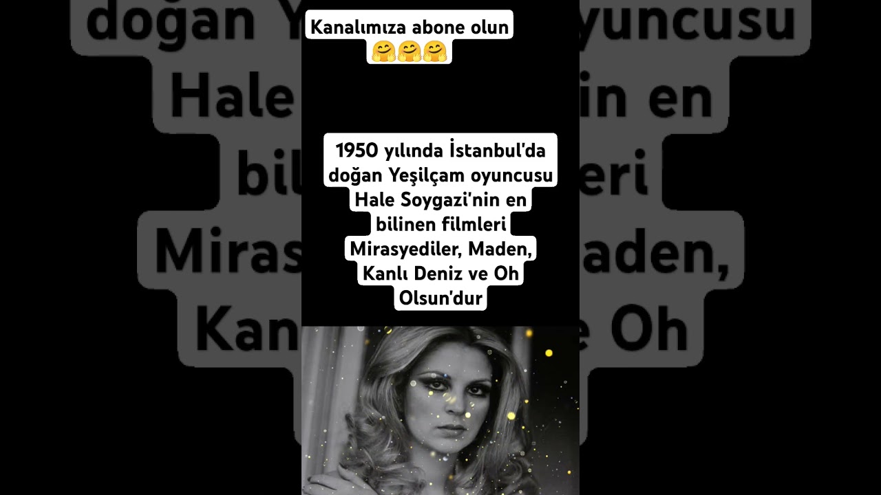 Hale Soygazi'nin en bilinen filmleri Mirasyediler, Maden, Kanlı Deniz ve Oh Olsun'dur