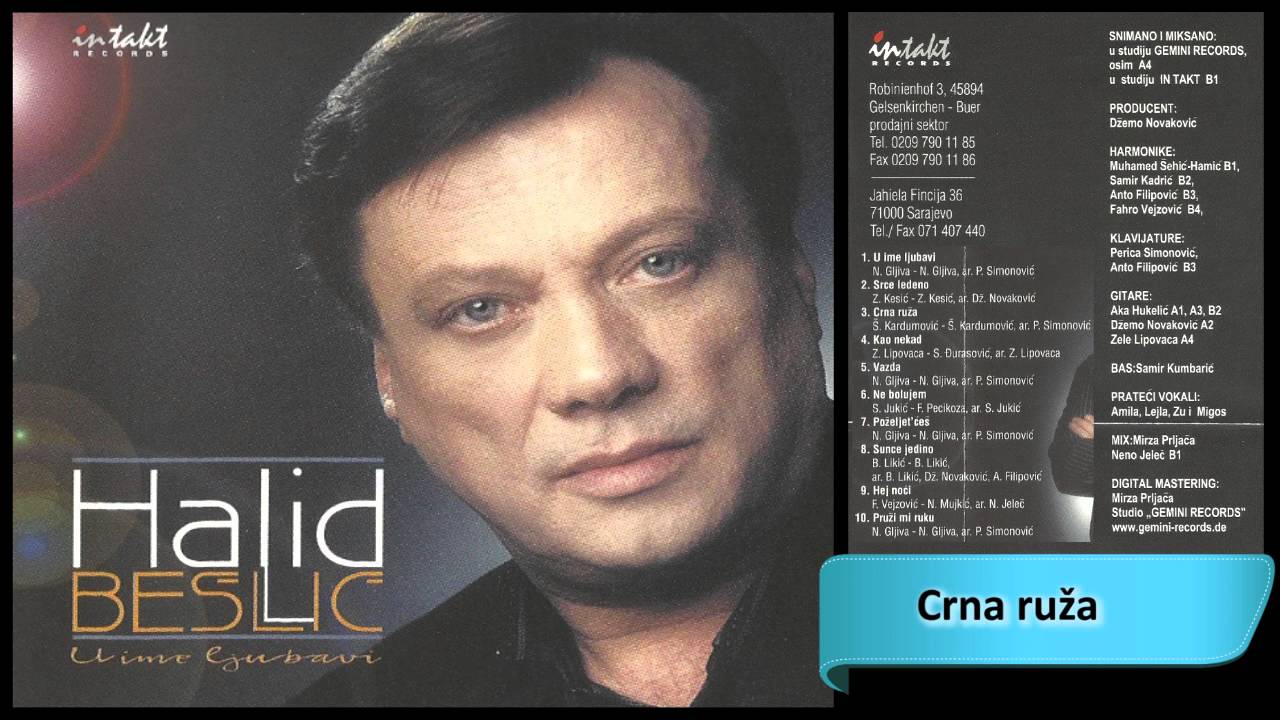 Halid Beslic - Crna ruza - (Audio 2000) HD
