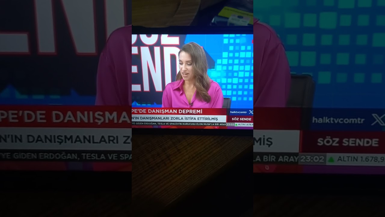 halk  tv canlı yayında osuruk sesi, 23:02 saniye.