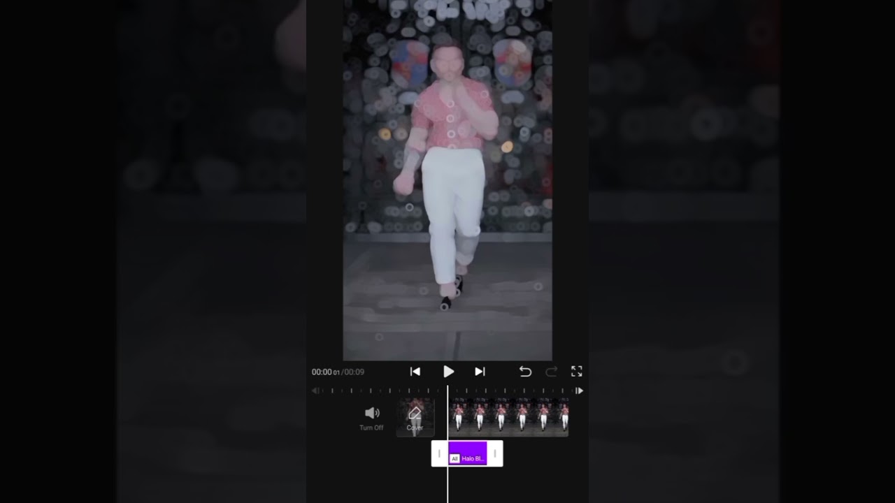 Halo blur effect video editing vita app tutorial🥵#viral tiktok editing#vita editing