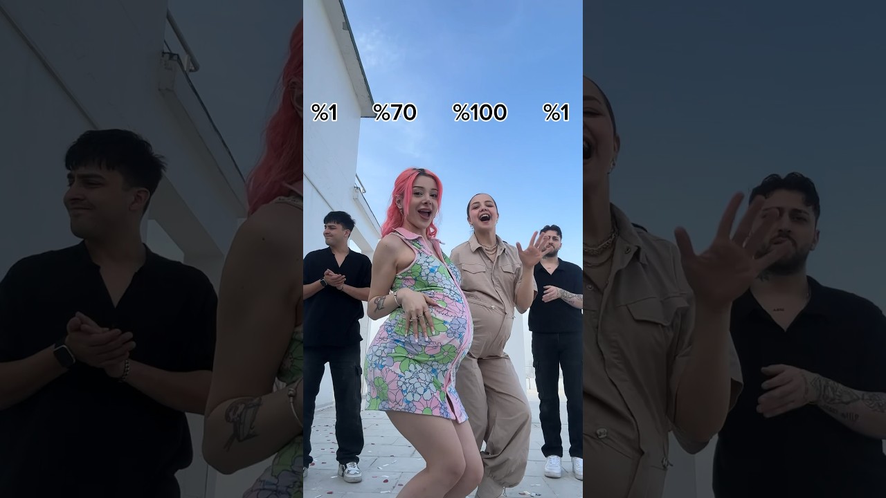 Hamileyizz😳 | kimin enerjisi daha çok challenge akım | hamile olan kazandı