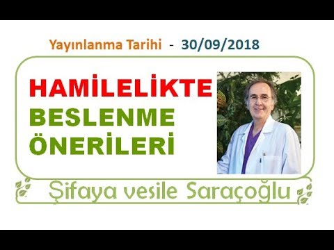 HAMİLELİKTE BESLENME ÖNERİLERİ ~ Şifaya vesile Saraçoğlu