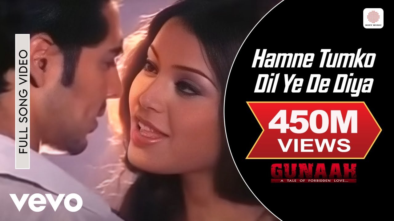 Hamne Tumko Dil Ye De Diya Full Video - Gunaah | Dino, Bipasha | Alka Yagnik,Babul Supriyo
