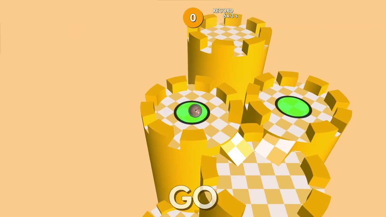 Hamsterball but it's messed up...