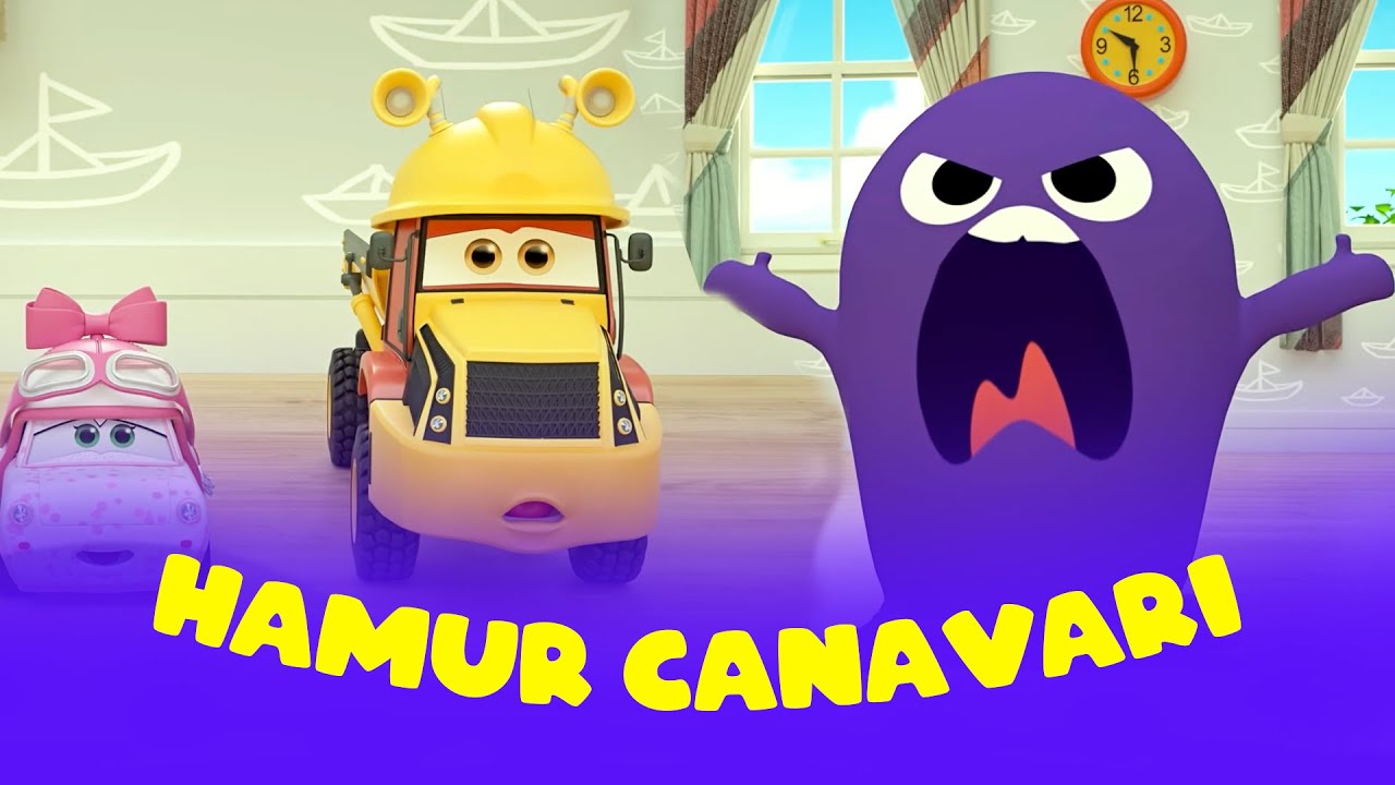 HAMUR CANAVARI İSTİLASI! - 🚜 Homur ve Gumur - Çocuklar için Çizgi Film
