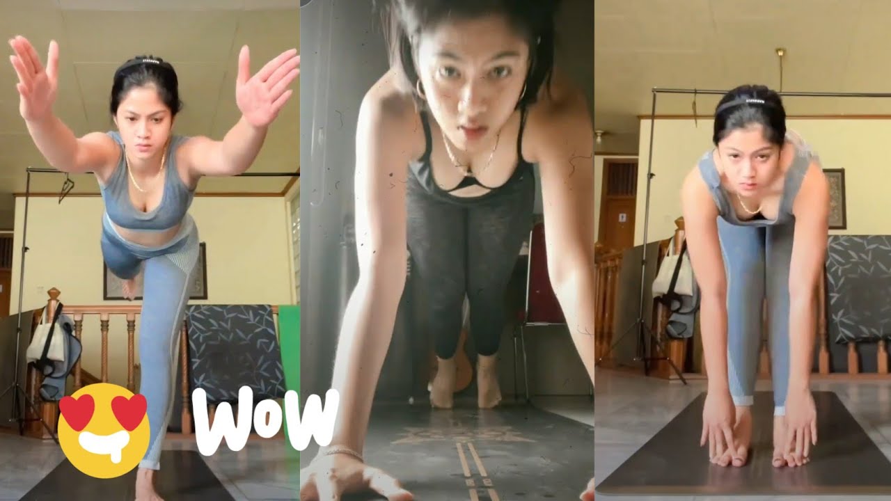 Hanahaho H0t | Bagian tubuh Bikini Salah Fokus highlights olahraga Hana Saraswati?