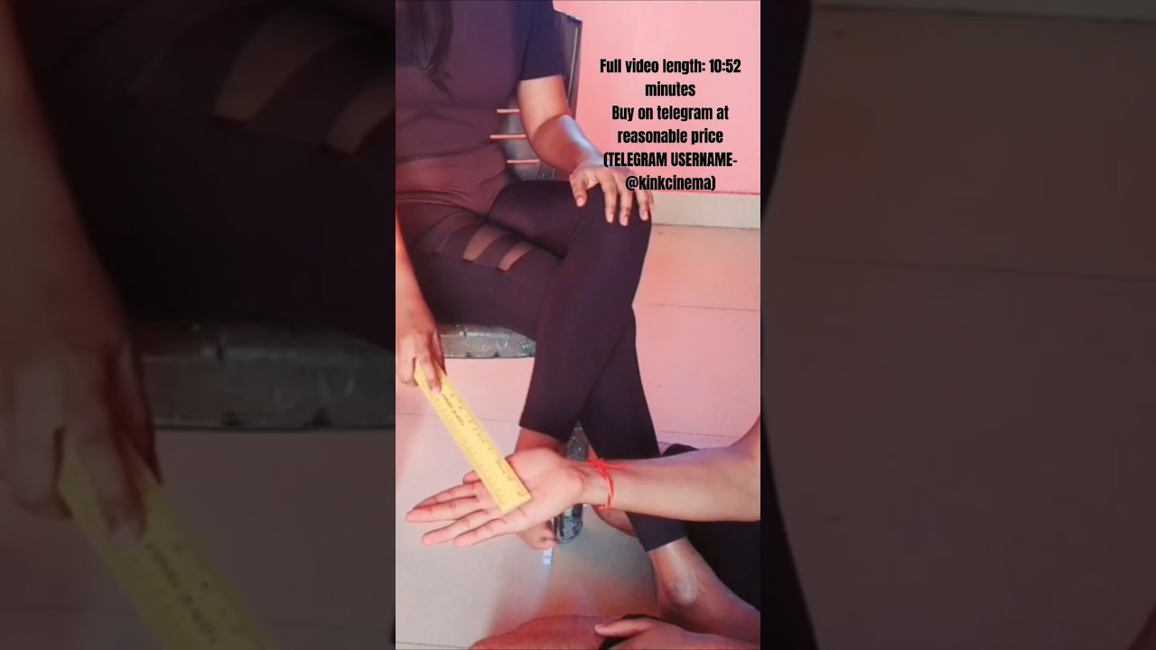Hand Caning and face slapping by female teacher | buy full videos on telegram id - @kinkcinema
