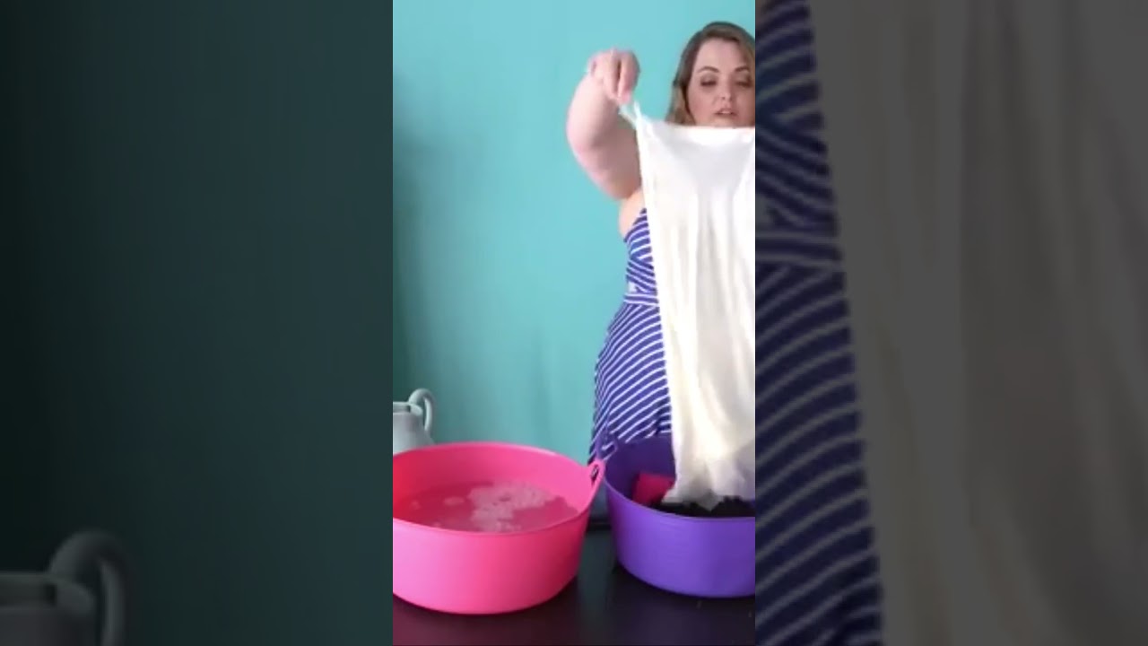 Hand washing Silk #norinse #lingerie #silk #itchybra #brafitting #shortsvideo #handwash #laundry