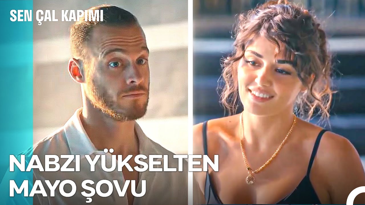Hande Erçel'in Eda Karakterindeki Havuz Sahnesi - Sen Çal Kapımı