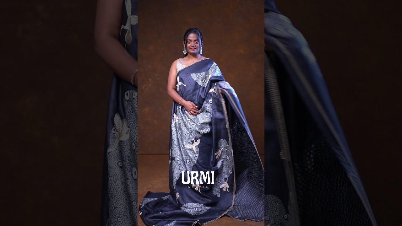 Handloom Pure Tussar Saree || URMI WEAVES