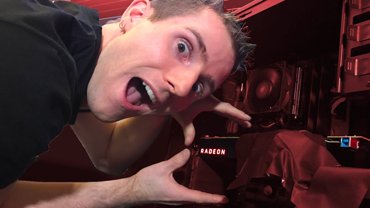 Hands LITERALLY On AMD Vega!