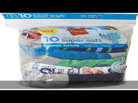 Hanes Boys' and Toddler Underwear, Comfort Flex Waistband Boxer Briefs, Multiple Packs Available