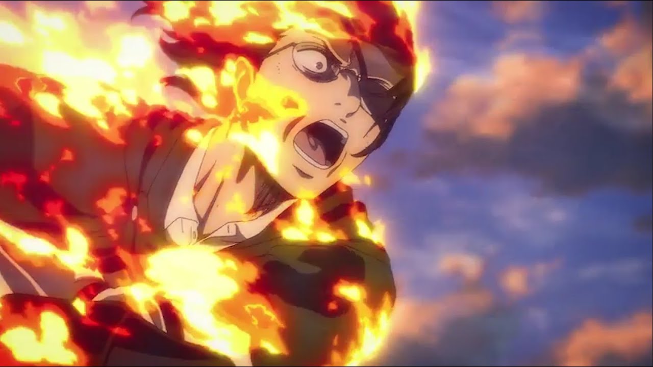 Hange Death Scene - Hanji VS Rumbling Titans