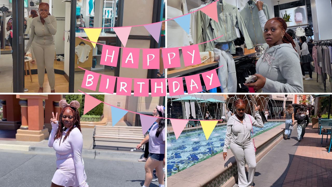 HAPPY BIRTHDAY + Her Birthday Outfit Didn’t Give 🥺  Long Beach | No More Lululemon | Shopping