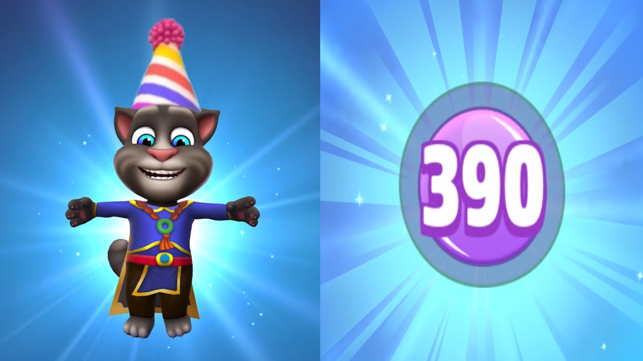Happy Birthday 🎂 Tom Growth Level 389 Vs Level 390 | My Talking Baby Tom 2 Vs My Talking Tom 2
