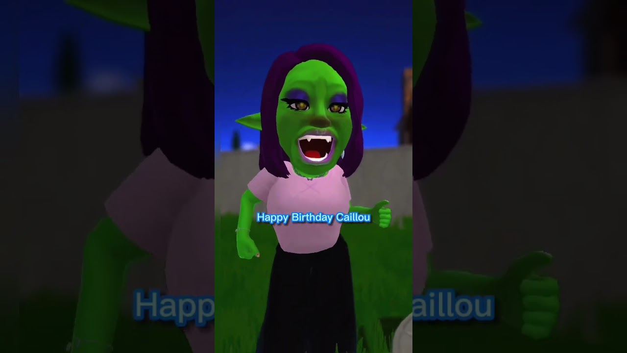 Happy birthday, Caillou 🎂🥳
