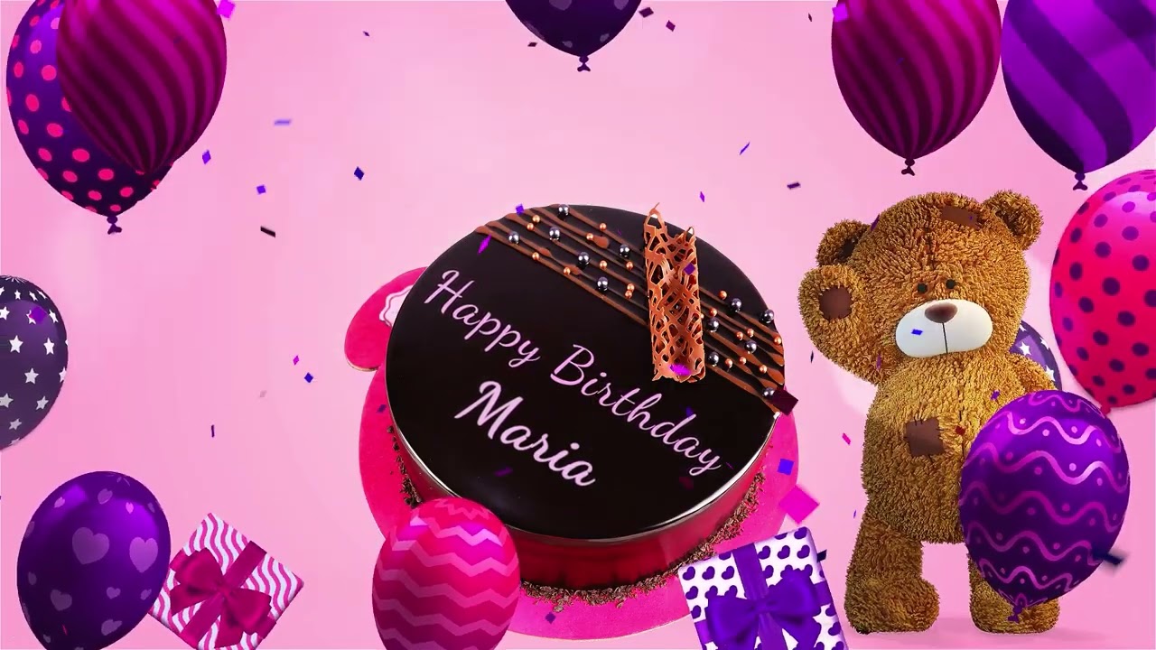 Happy Birthday Maria! Personalized Birthday Song for Maria