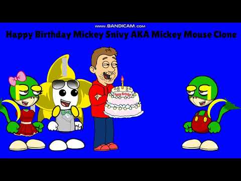 Happy Birthday Mickey Snivy AKA Mickey Mouse Clone