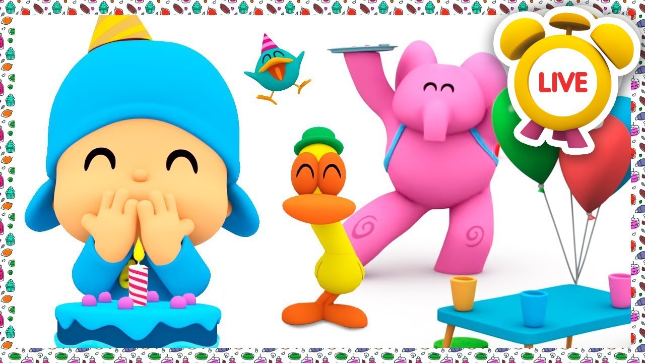 HAPPY BIRTHDAY SURPRISE| CARTOONS and FUNNY VIDEOS for KIDS in ENGLISH | Pocoyo LIVE