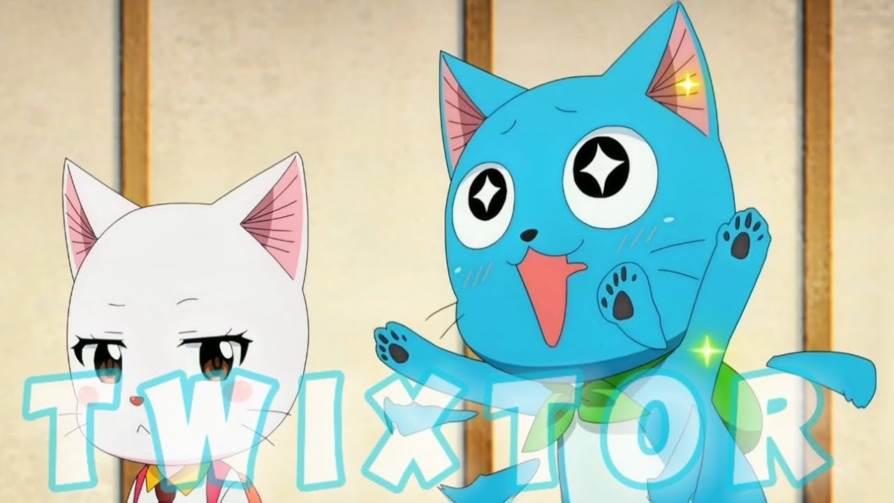 Happy/ Charlie / Lily  twixtor clips (Fairy Tail 100 years quest episode 2)